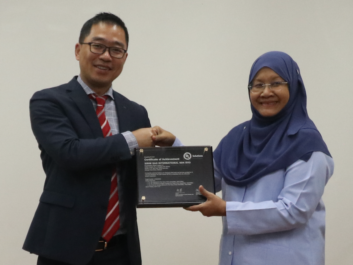 UL Solutions Joins Forces with SIRIM Berhad to Expand Fire Door Testing